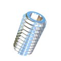 Allied Titanium M4-0.7 Pitch X 8mm  Set Screw, Socket Drive with Cup Point, Grade 2 (CP) 0001789